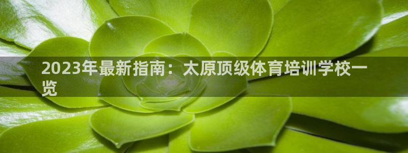 富联是什么板块：2023年最新指南：太原顶级体育培训