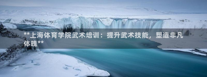 富联娱乐测速登录不上：**上海体育学院武术培训：提升
