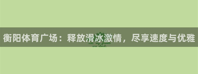 富联图文：衡阳体育广场：释放滑冰激情，尽享速度与优雅